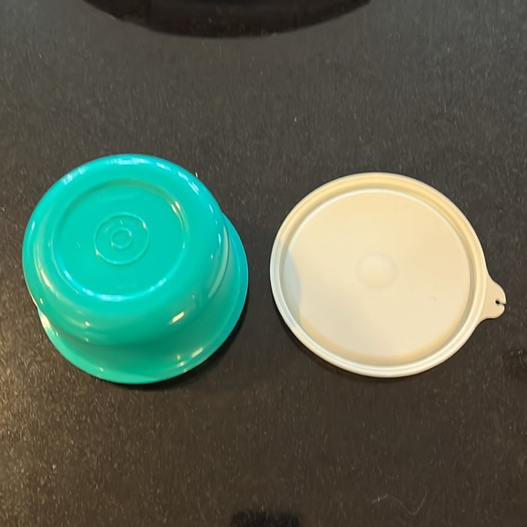 Vintage Tupperware Dusty Blue Divided Veggie / Fruit / Dip Snack Party Tray - Picture 12 of 14